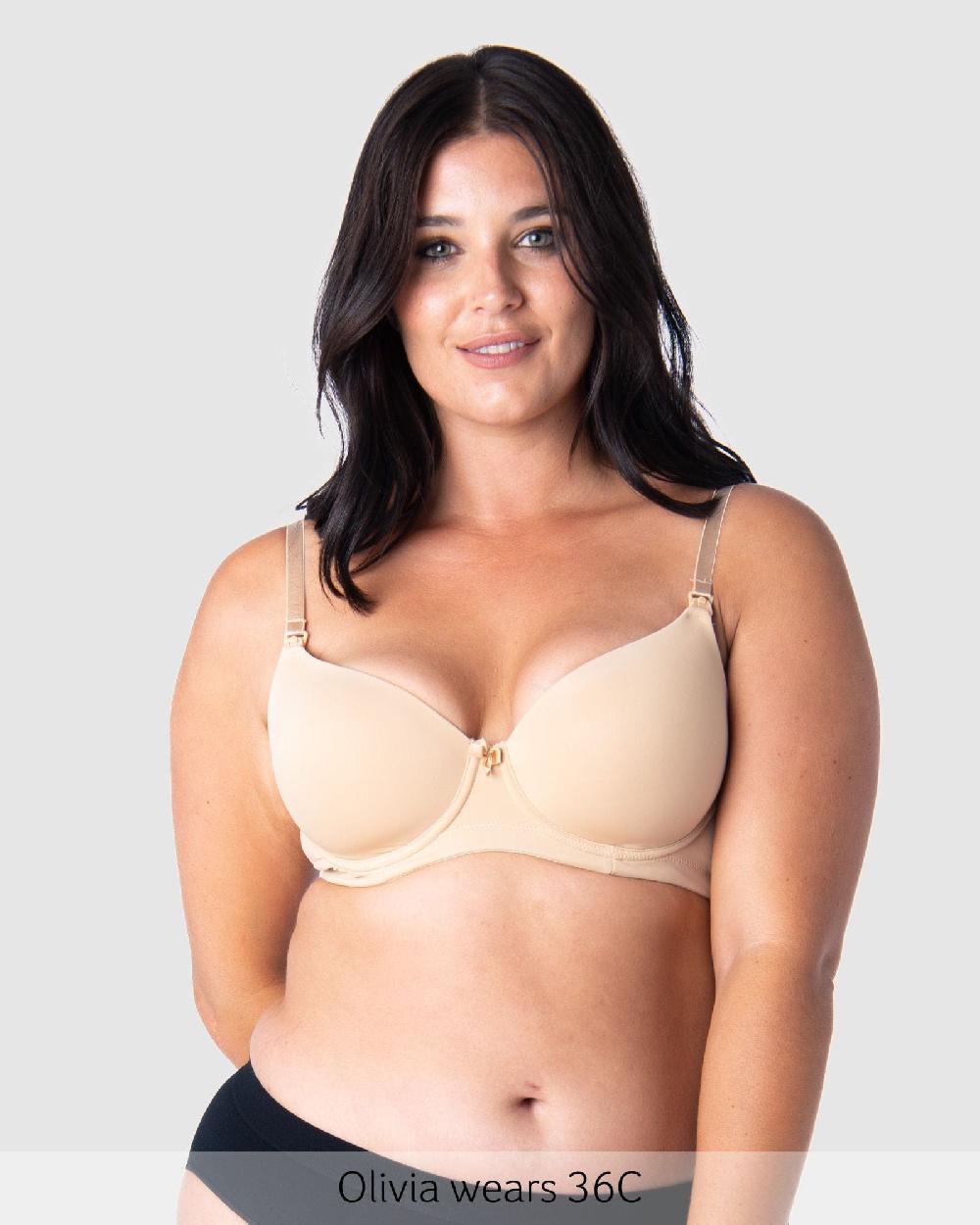 hotmilk Forever Yours T-Shirt Nursing Bra - Frappe Latte