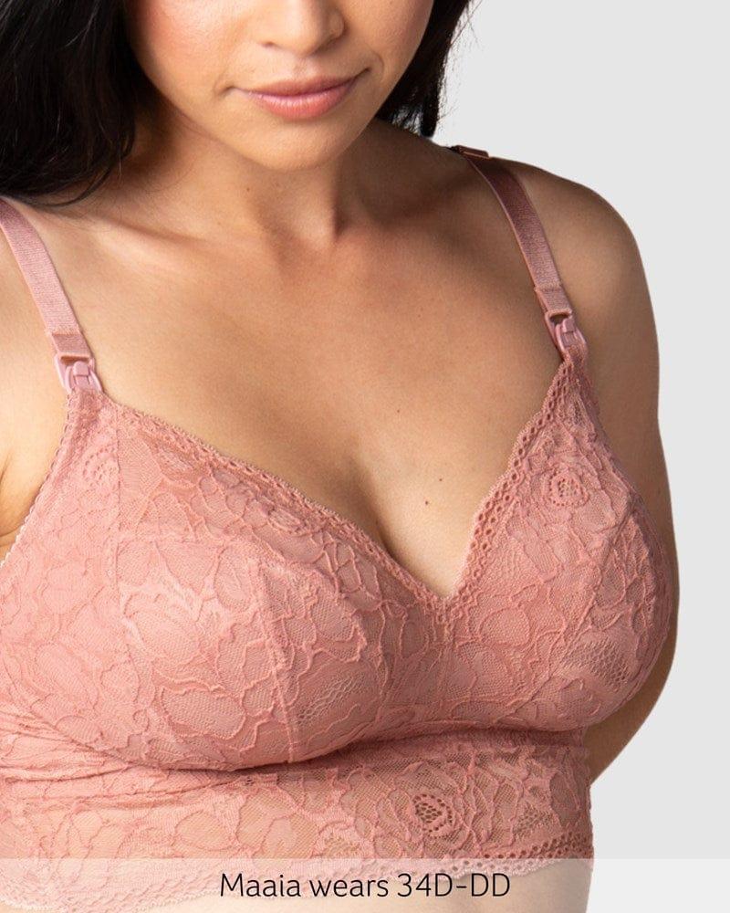 Hotmilk Heroine Multifit Nursing Bralette - Rose Rose