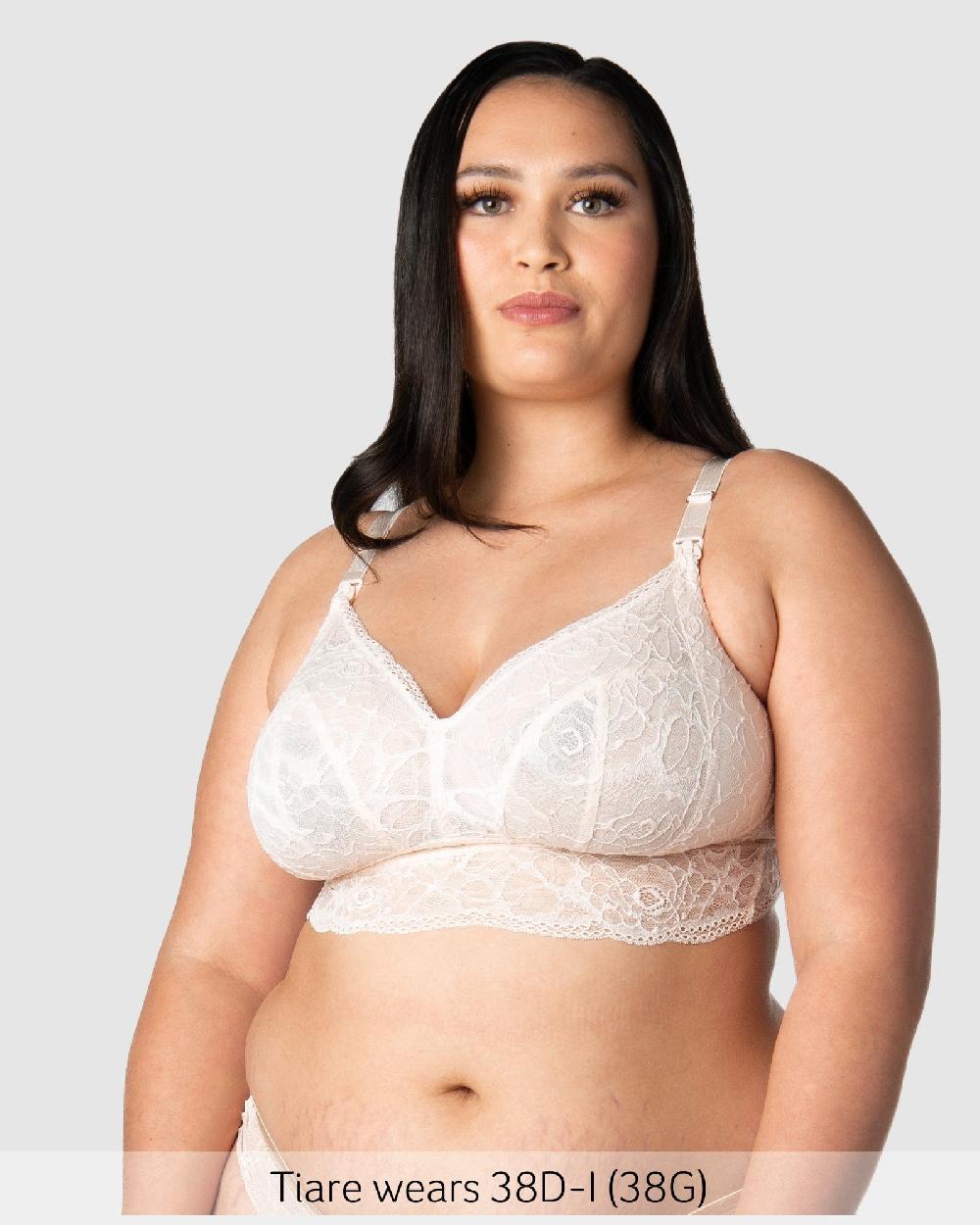 Hotmilk Heroine Multifit Nursing Bralette - Shell Shell