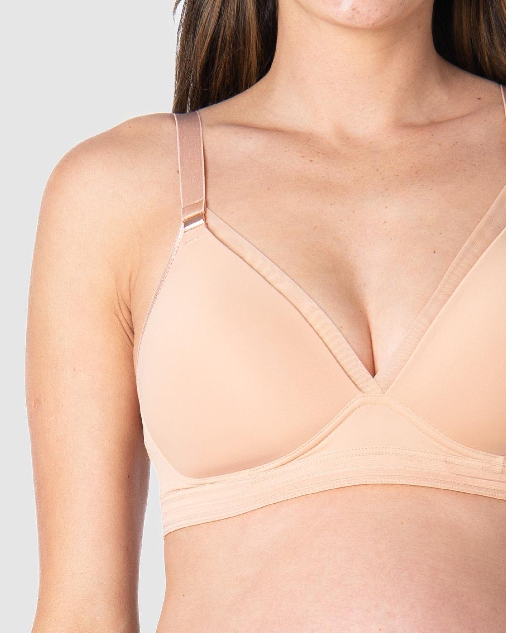 Hotmilk Ambition T-Shirt Nursing Bra - Maple Maple