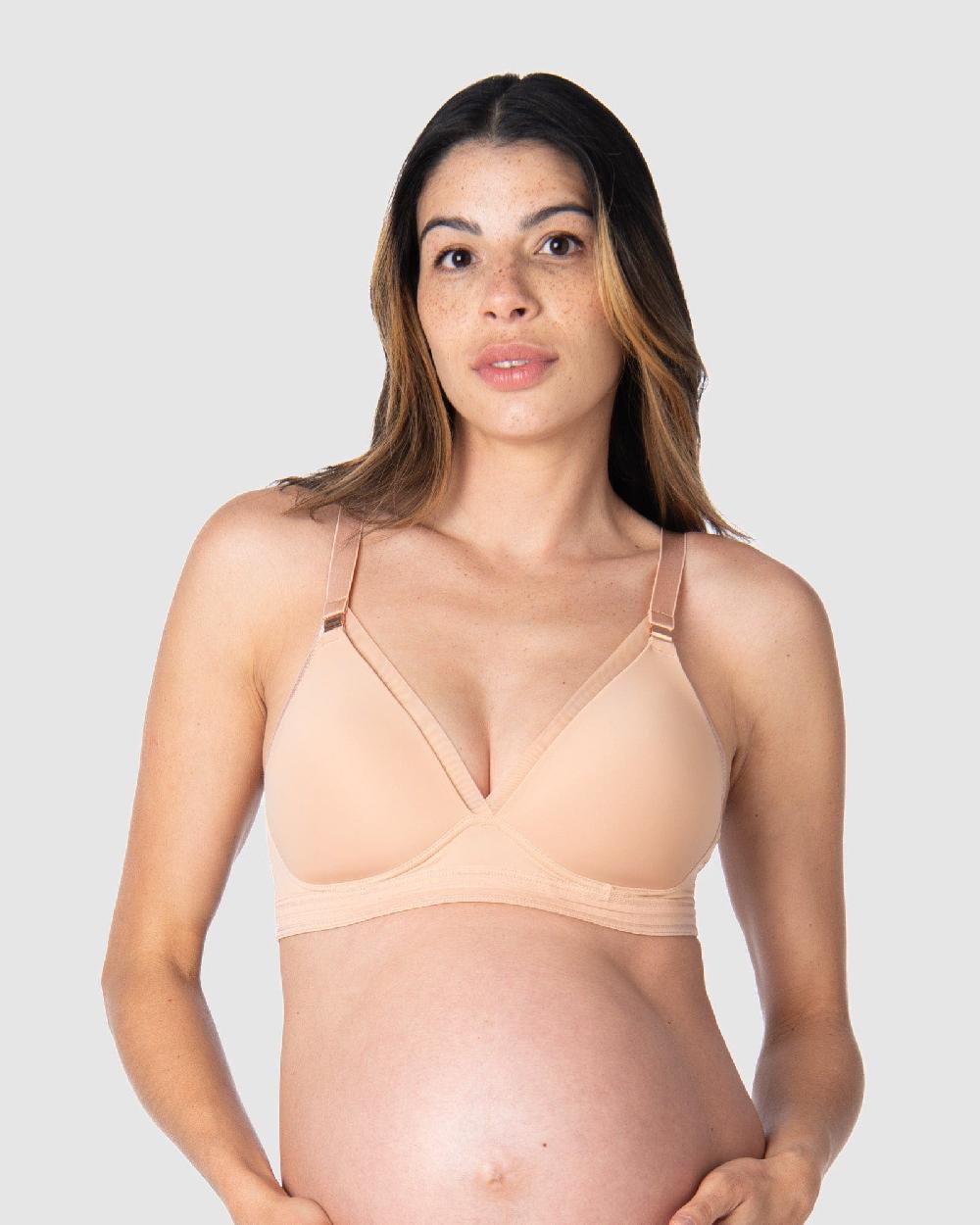 hotmilk Ambition T-Shirt Nursing Bra - Maple Maple