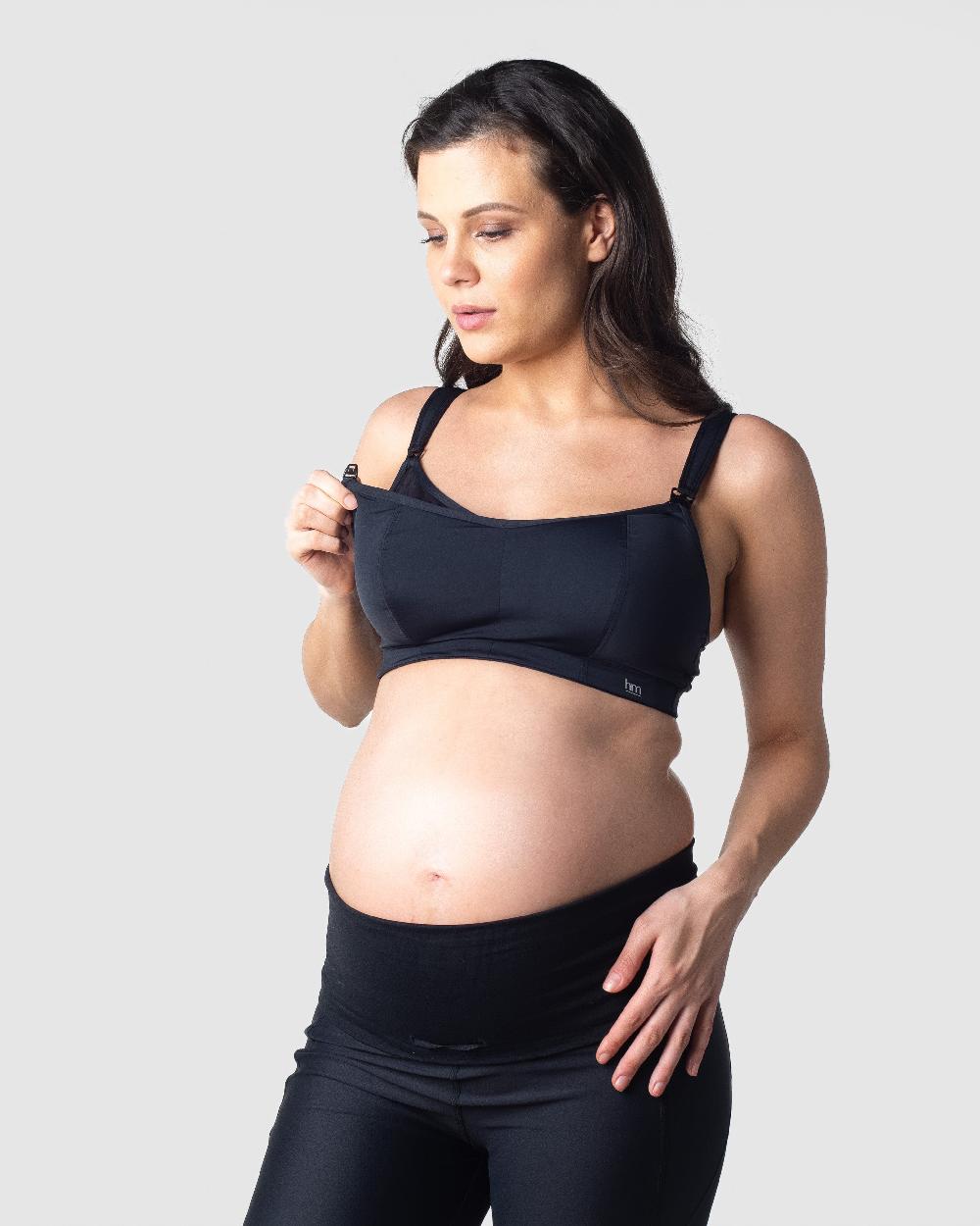Hotmilk Balance Sports Black Nursing Bra - Wirefree