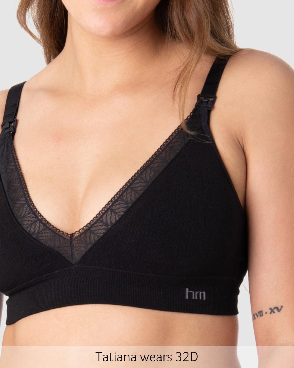 Hotmilk Caress FlexFit Nursing Bra - Black Black