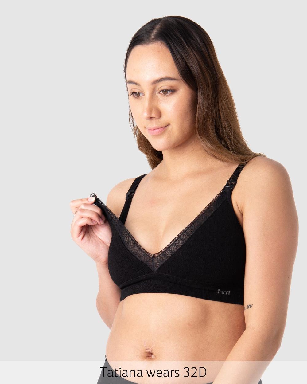 Hotmilk Caress FlexFit Nursing Bra - Black Black