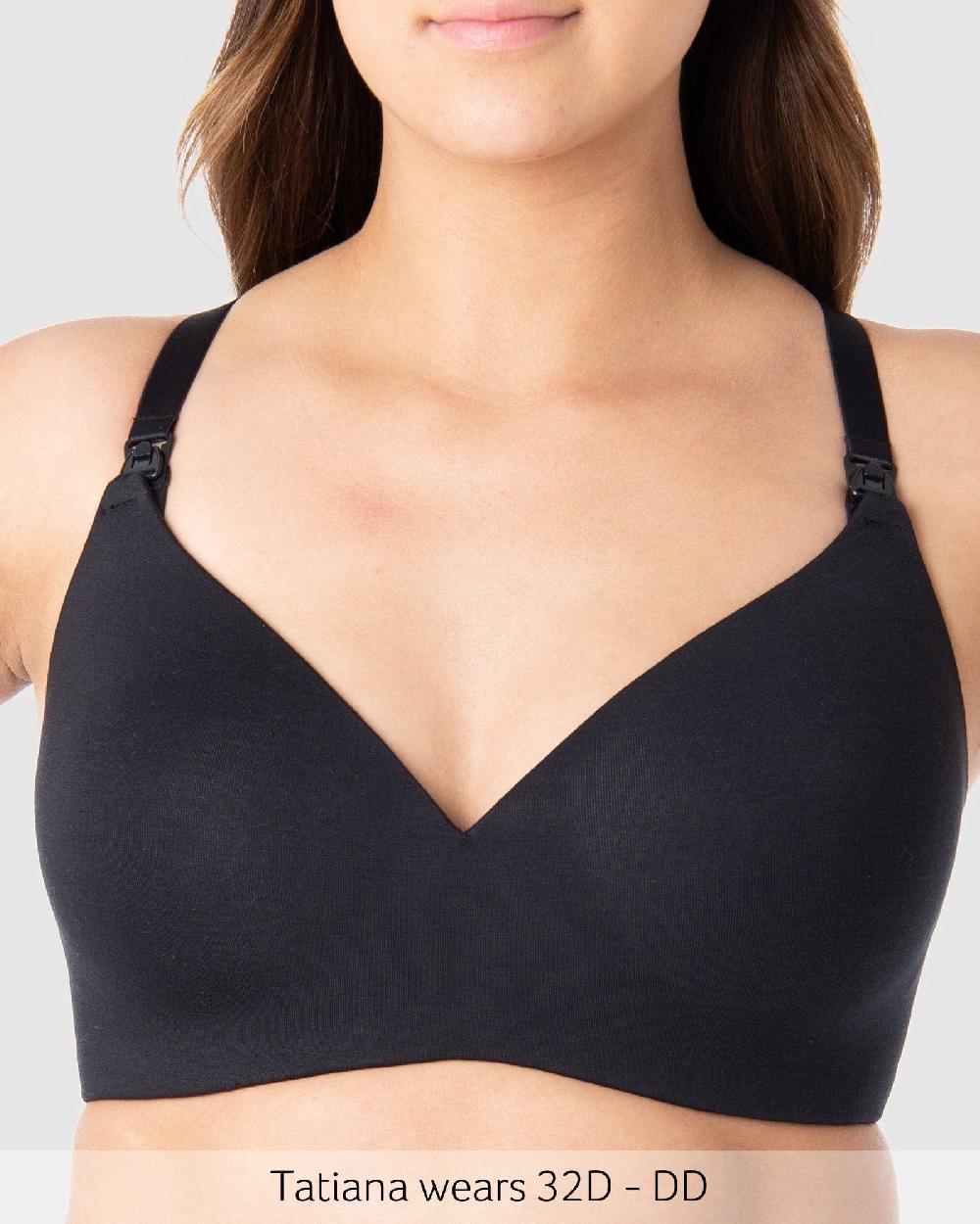 Hotmilk Embrace Leakproof T-Shirt - Black Black Bra