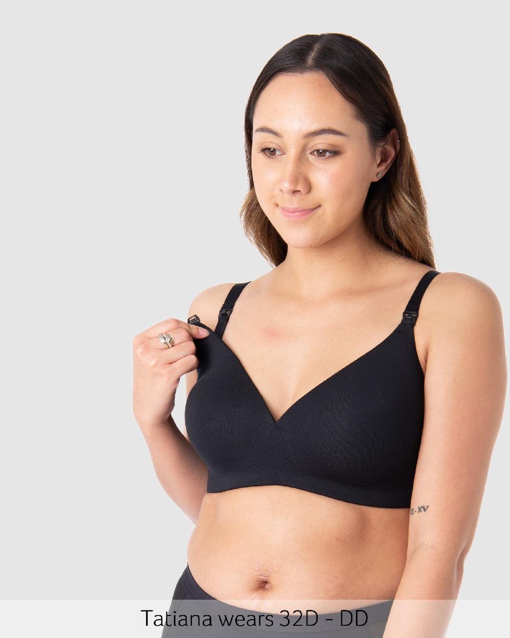 Hotmilk Embrace Leakproof T-Shirt - Black Black Bra