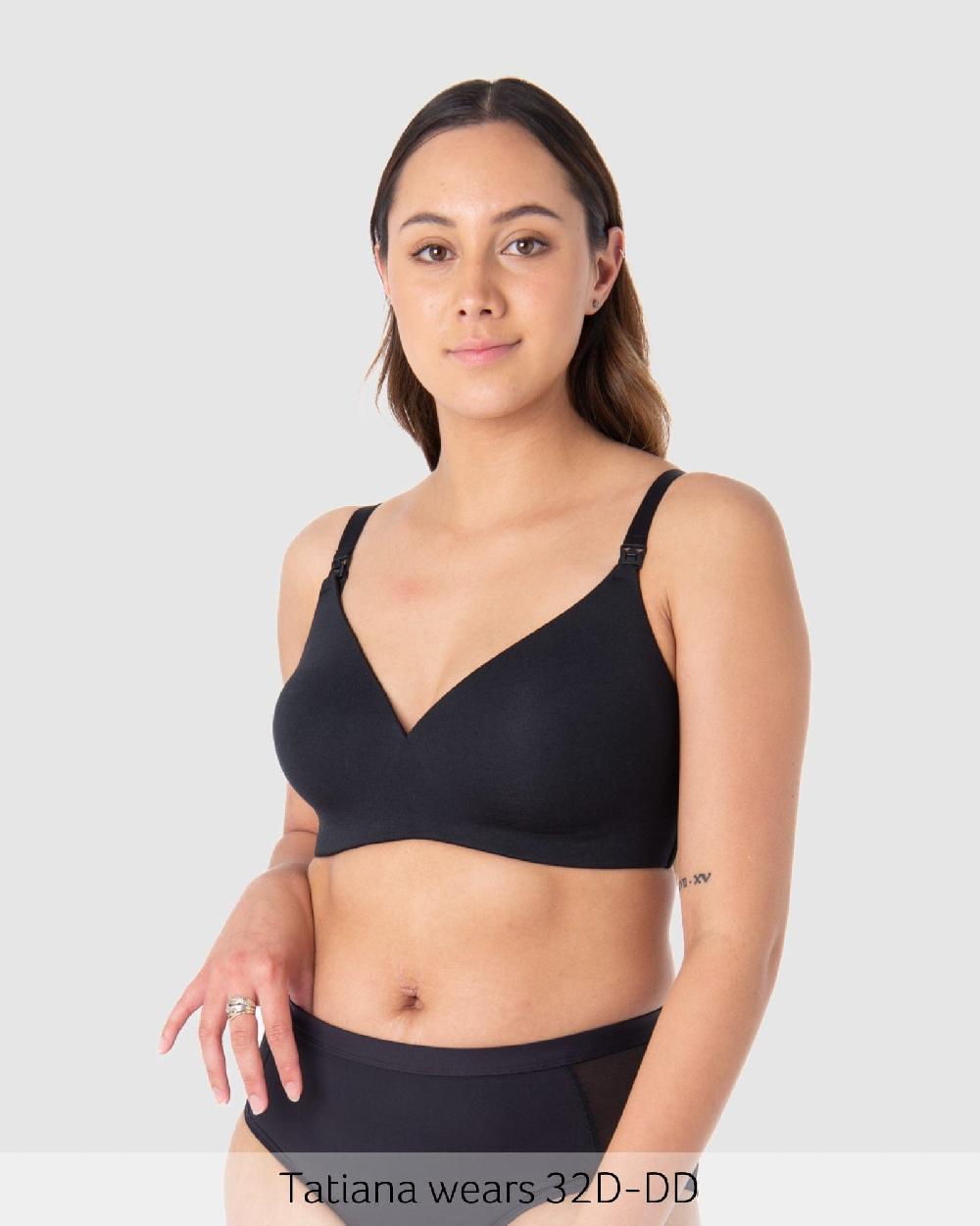 hotmilk Embrace Leakproof T-Shirt - Black Black Bra