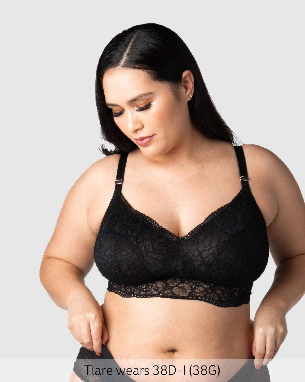 Hotmilk Heroine Multifit Maternity Bralette - Black