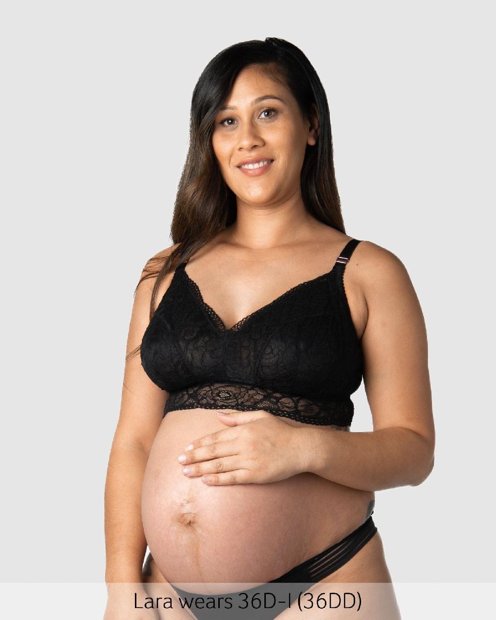 hotmilk Heroine Multifit Maternity Bralette - Black