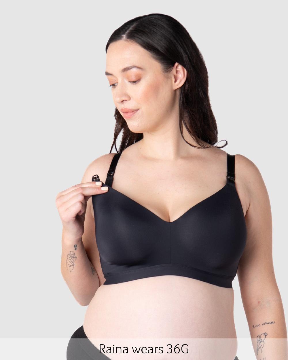 Hotmilk Infinite T-Shirt Nursing Bra - Black