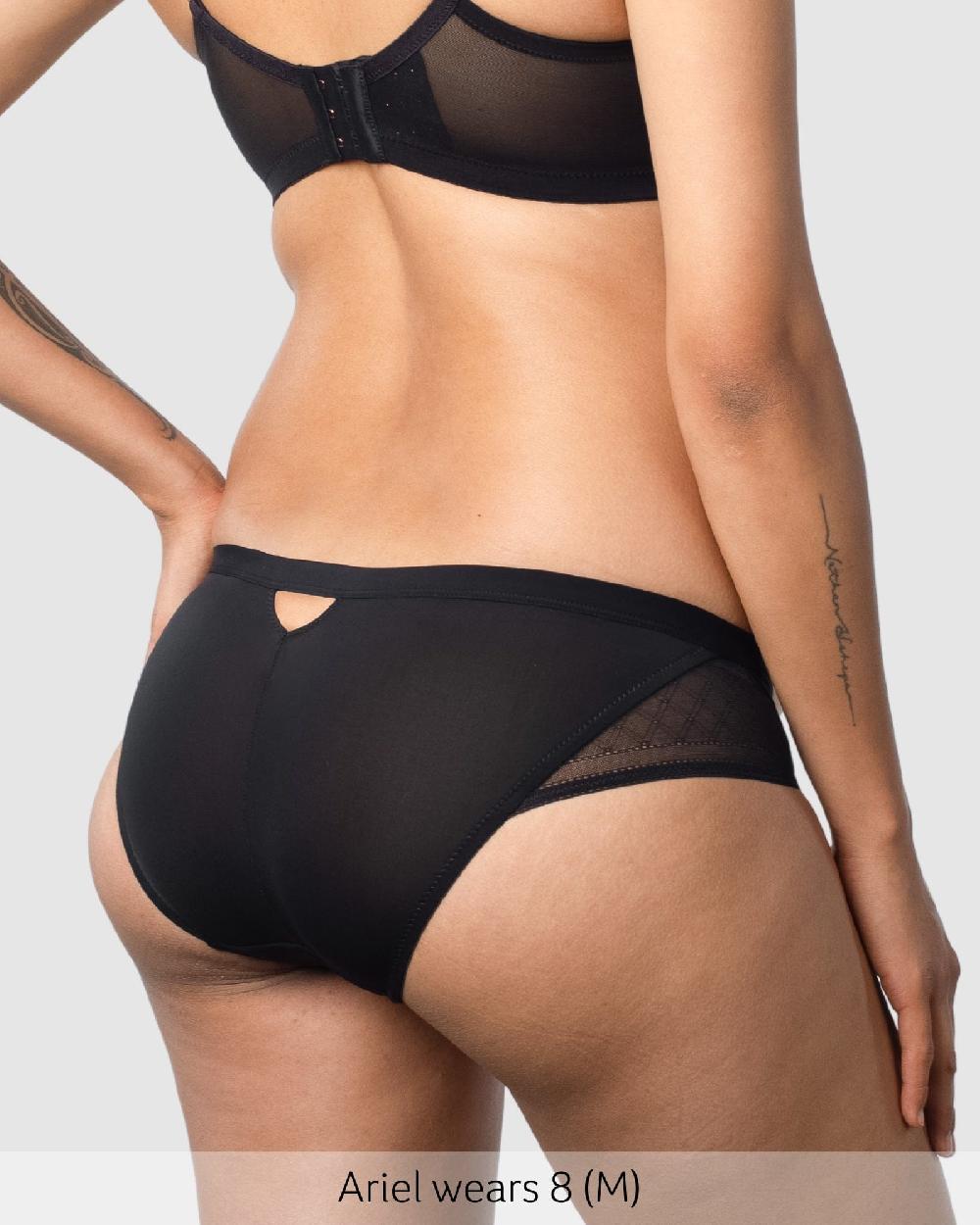 Hotmilk Lunar Bikini Brief - Black Black