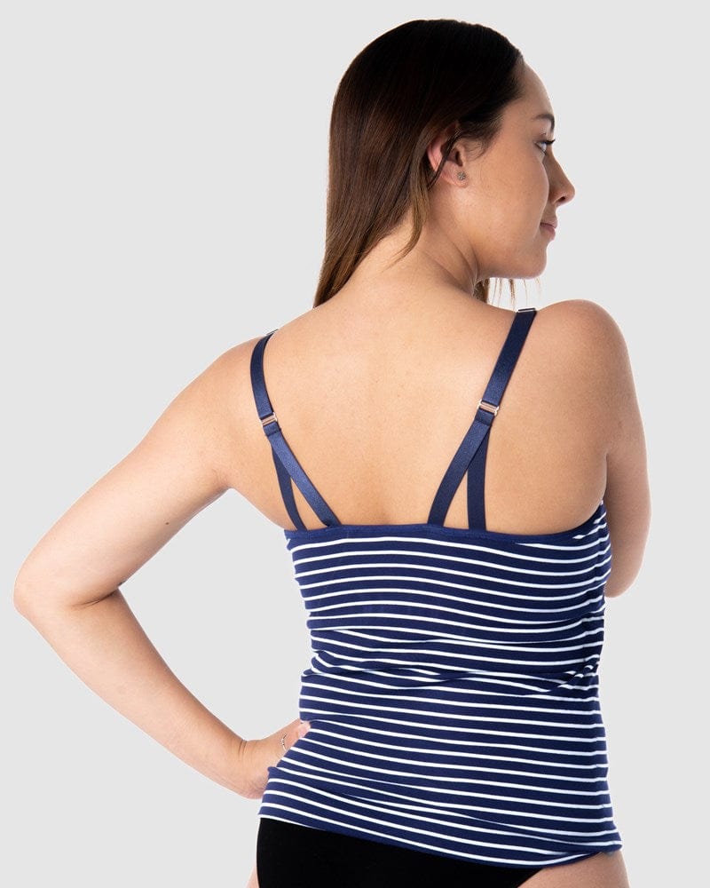 Hotmilk My Necessity Nursing Camisole - Navy Stripe