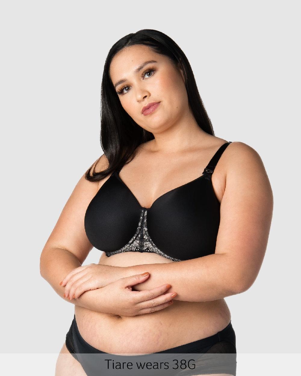 hotmilk Obsession T-Shirt Nursing Bra - Black Black