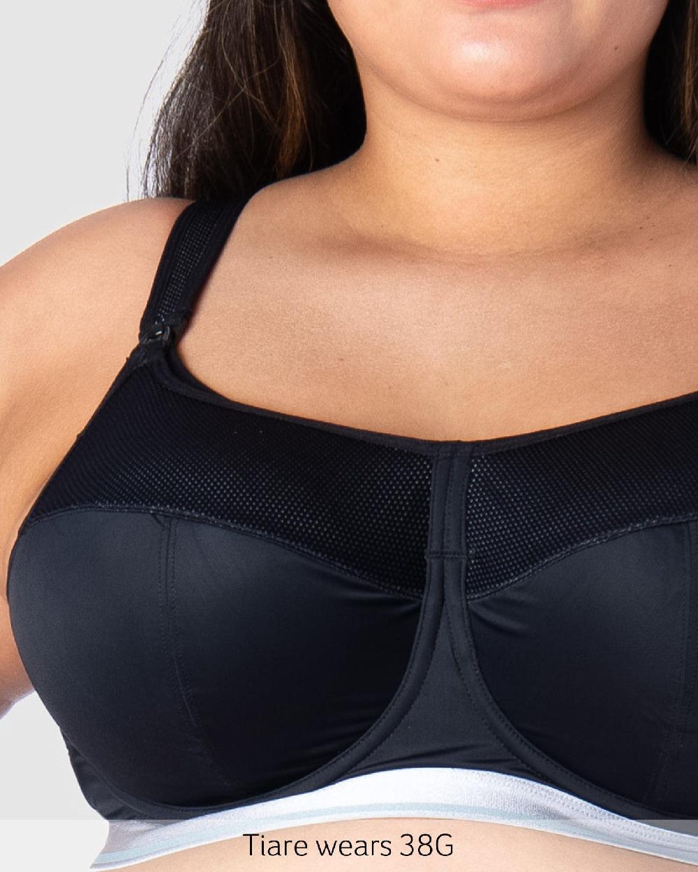 Hotmilk Reactivate Sports Nursing Bra - Black Black