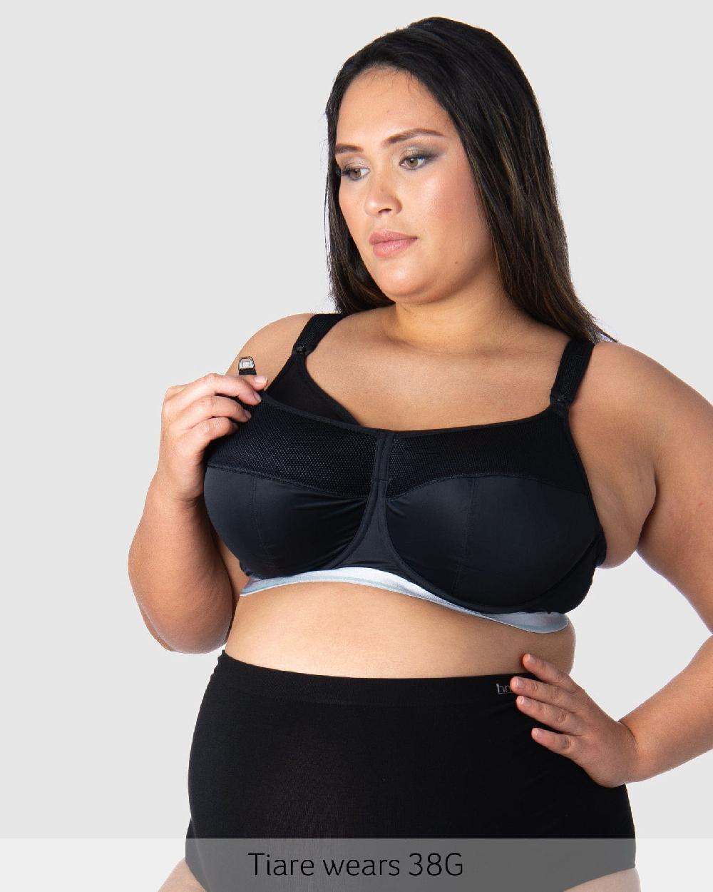 Hotmilk Reactivate Sports Nursing Bra - Black Black