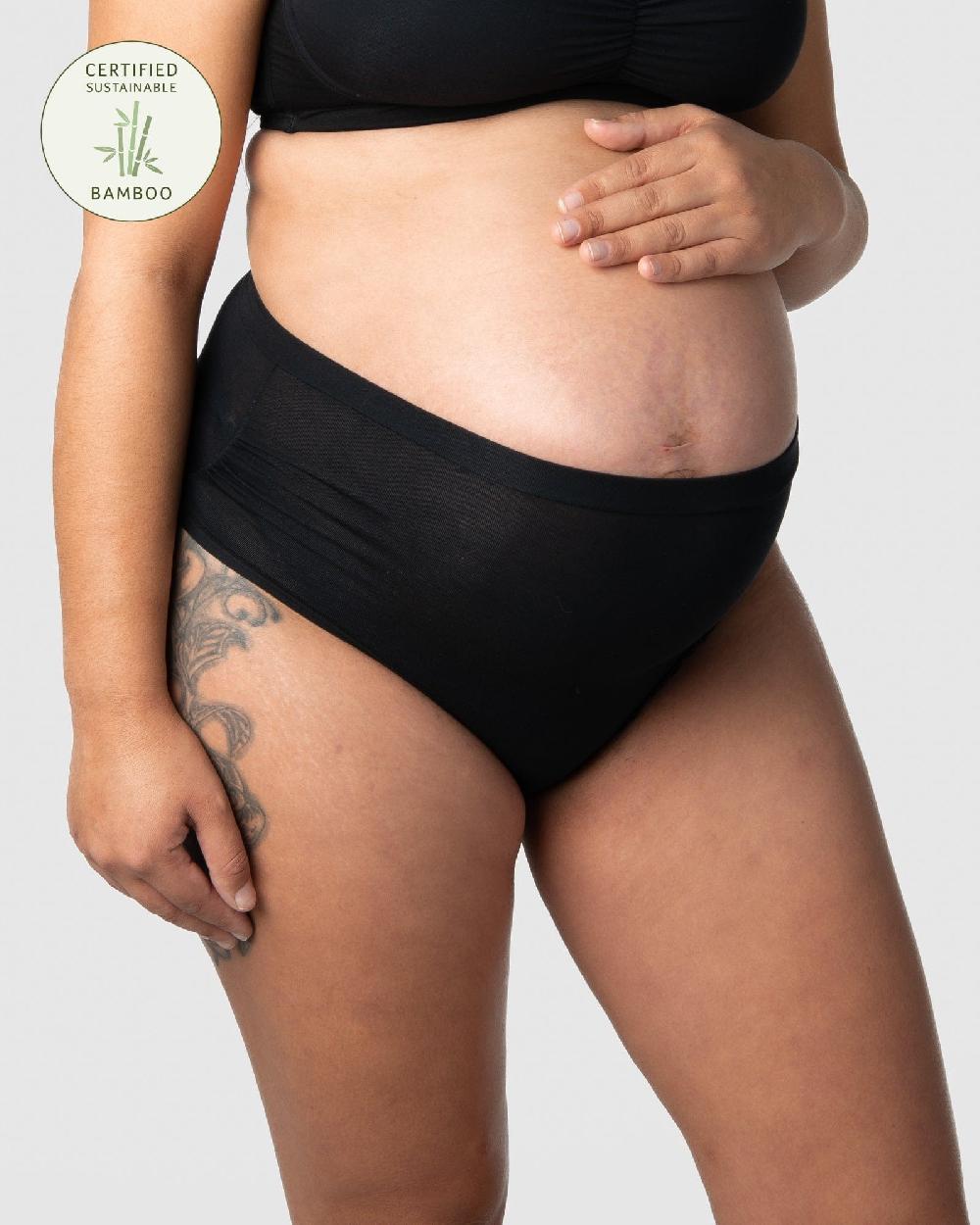 hotmilk Serenity Bamboo Black Maternity Full Brief
