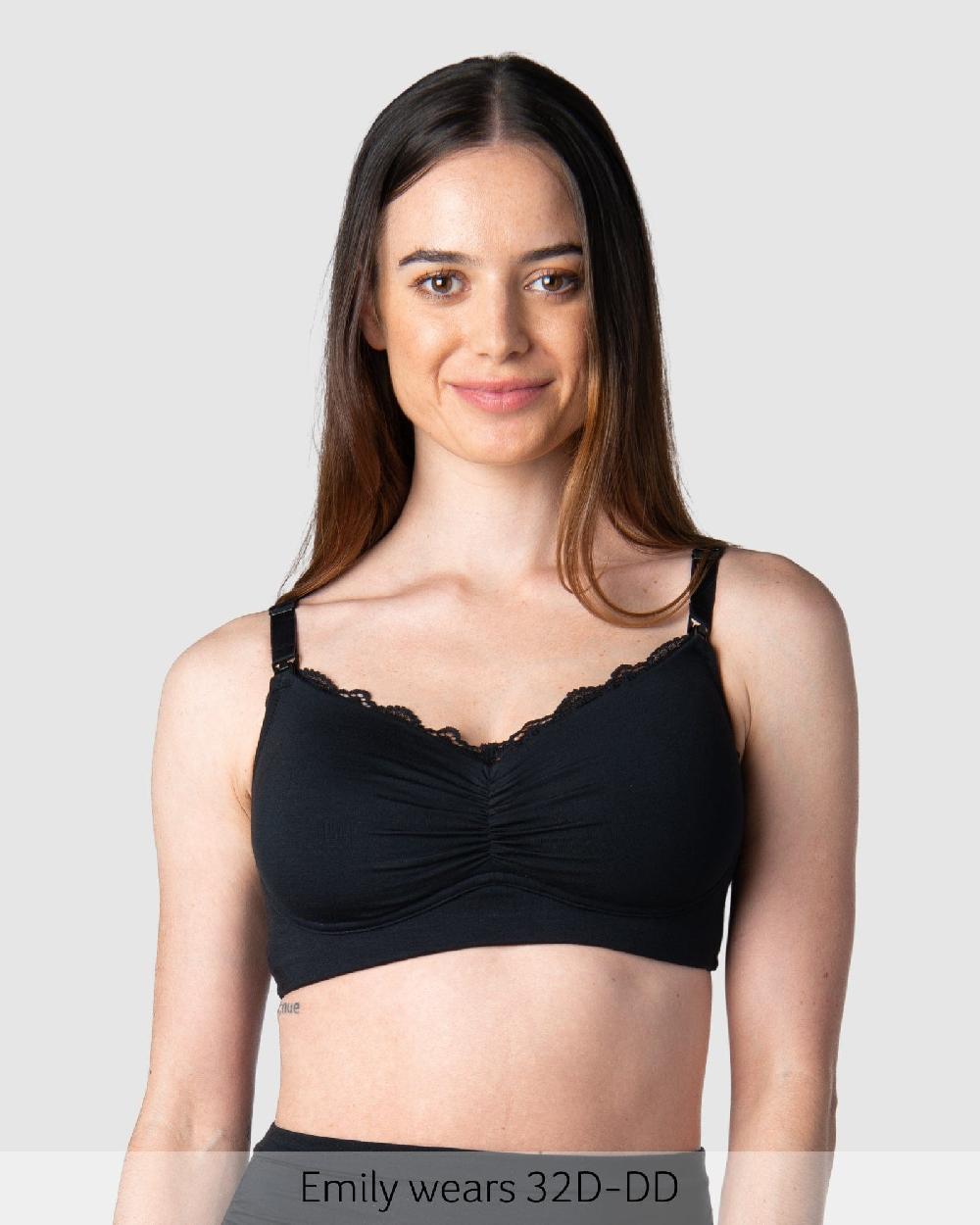 Hotmilk Serenity Bamboo Nursing Bra - Black