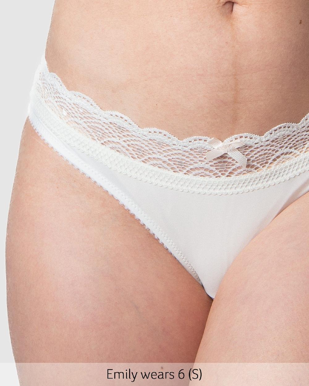 Hotmilk Show Off Bikini Brief - Ivory Ivory