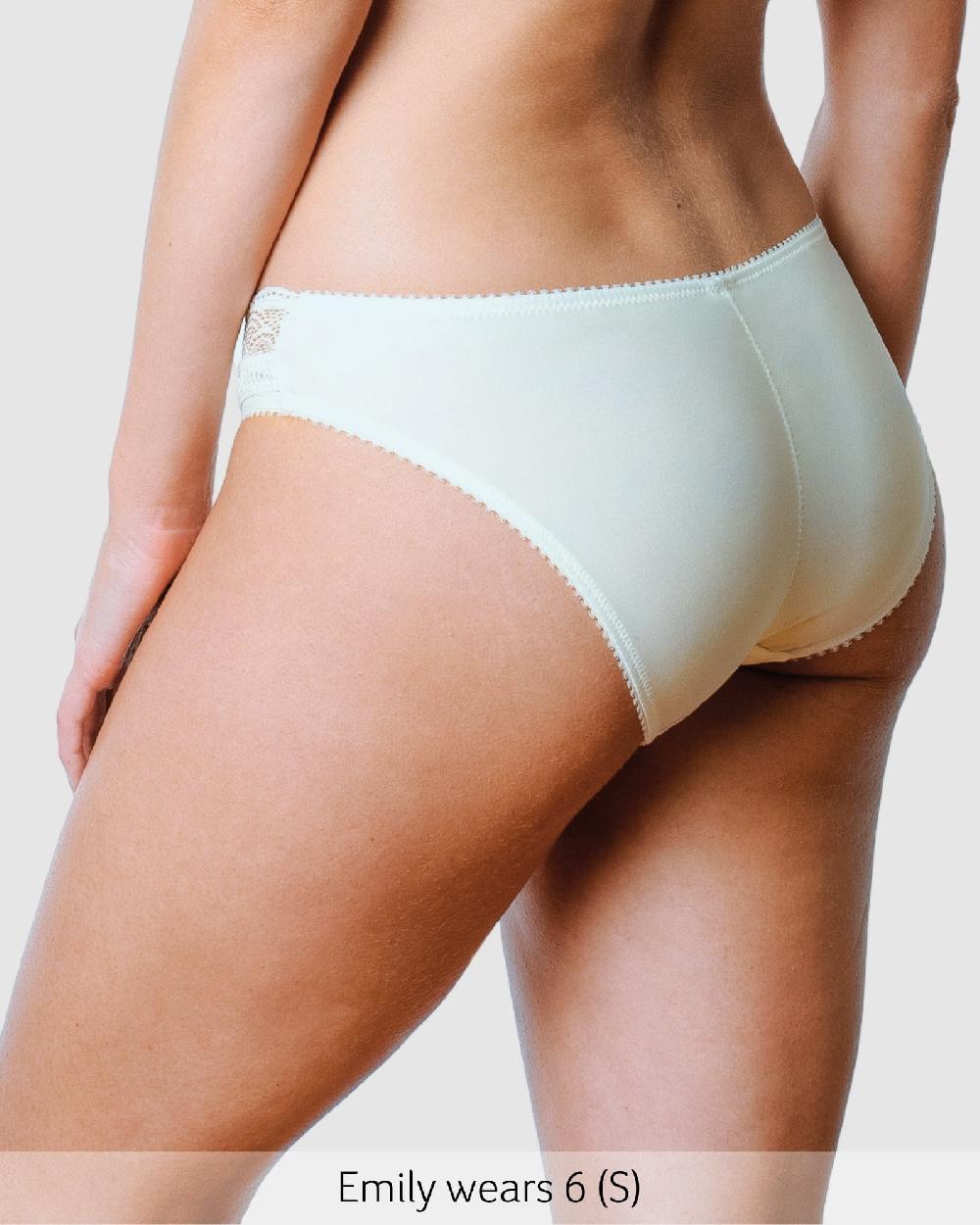 Hotmilk Show Off Bikini Brief - Ivory Ivory