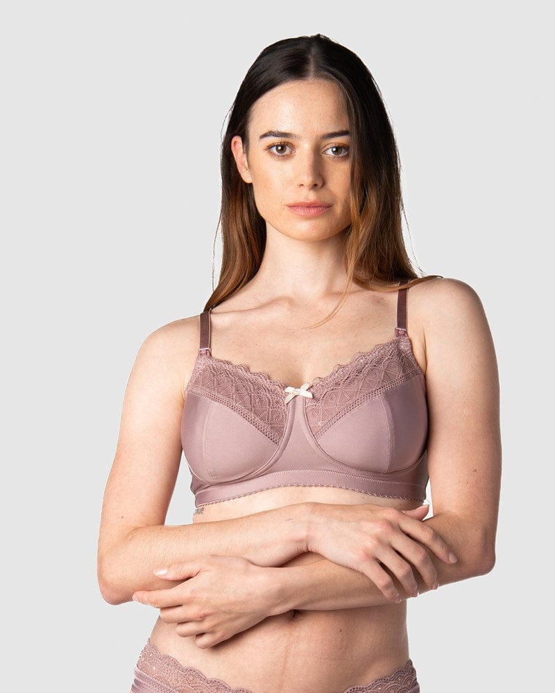 hotmilk SHOW OFF MOCHA NURSING BRA - WIREFREE