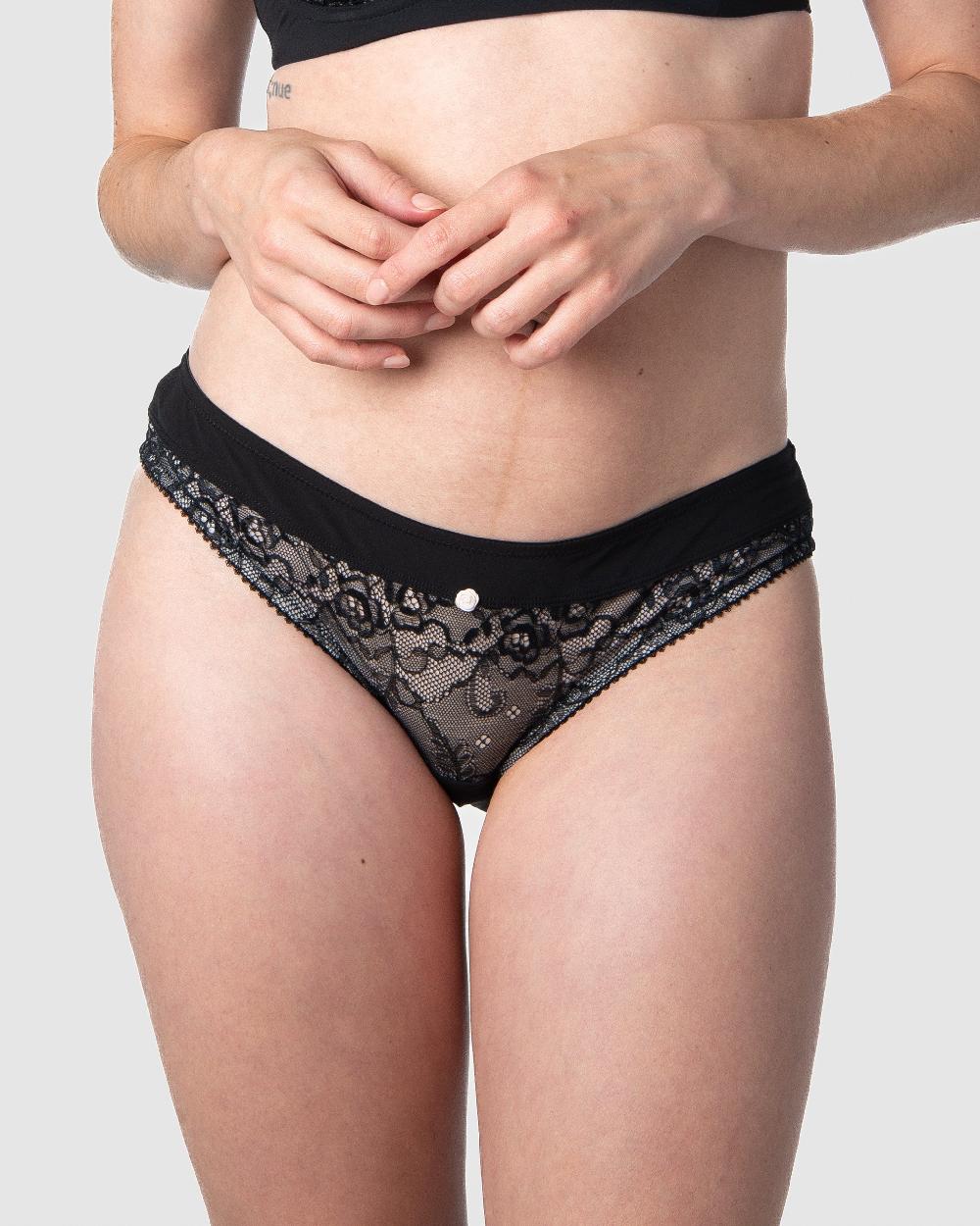 hotmilk Temptation Lace Bikini Brief - Black