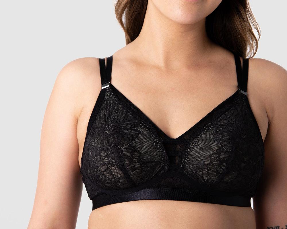 Hotmilk True Luxe Multifit Nursing Bra - Black Black