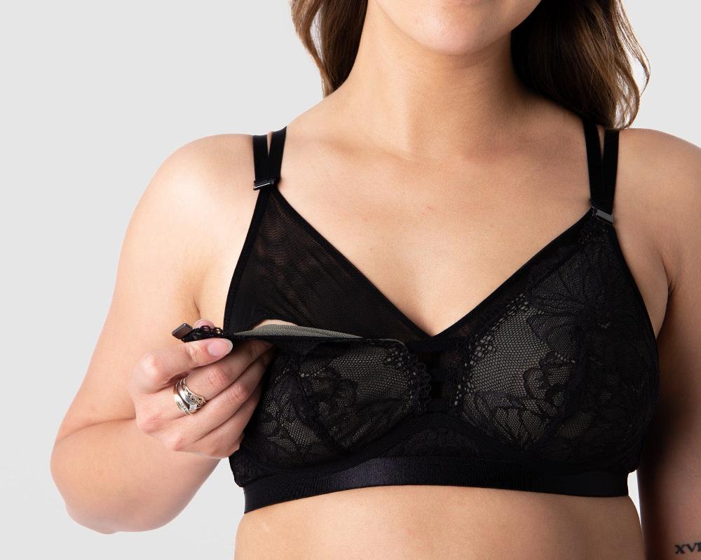 Hotmilk True Luxe Multifit Nursing Bra - Black Black