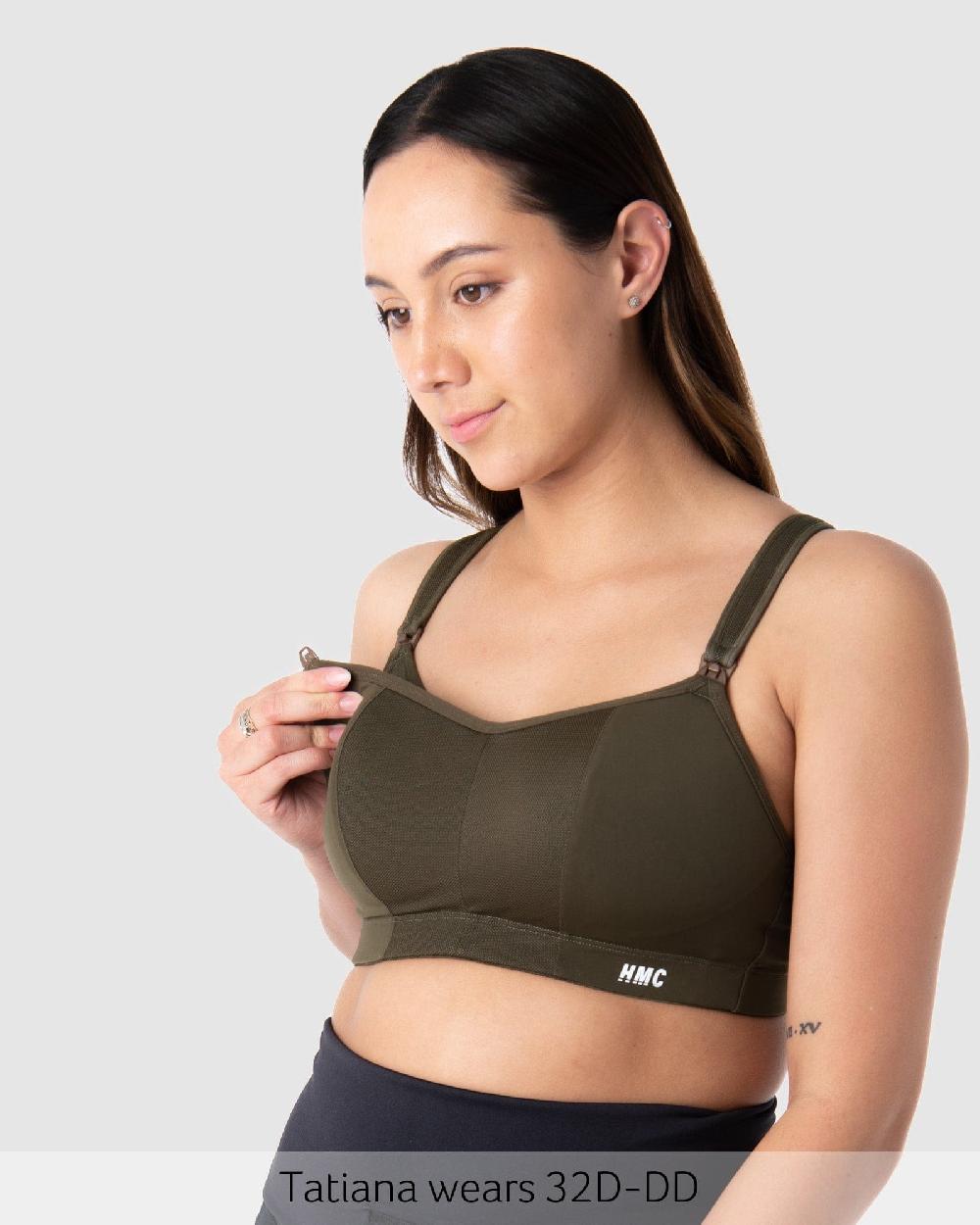 Hotmilk Zen Sports Nursing Bra - Olive Olive