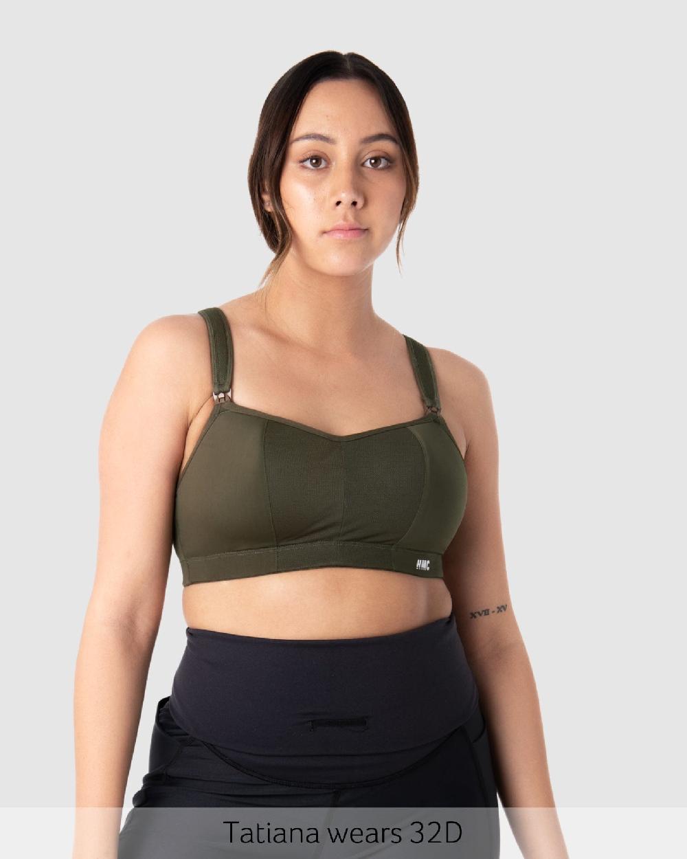 hotmilk Zen Sports Nursing Bra - Olive Olive