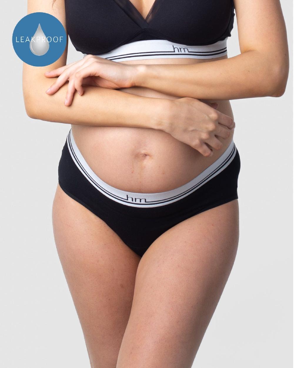 hotmilk Icon Cotton Moderate Leakproof Hi Brief - Black