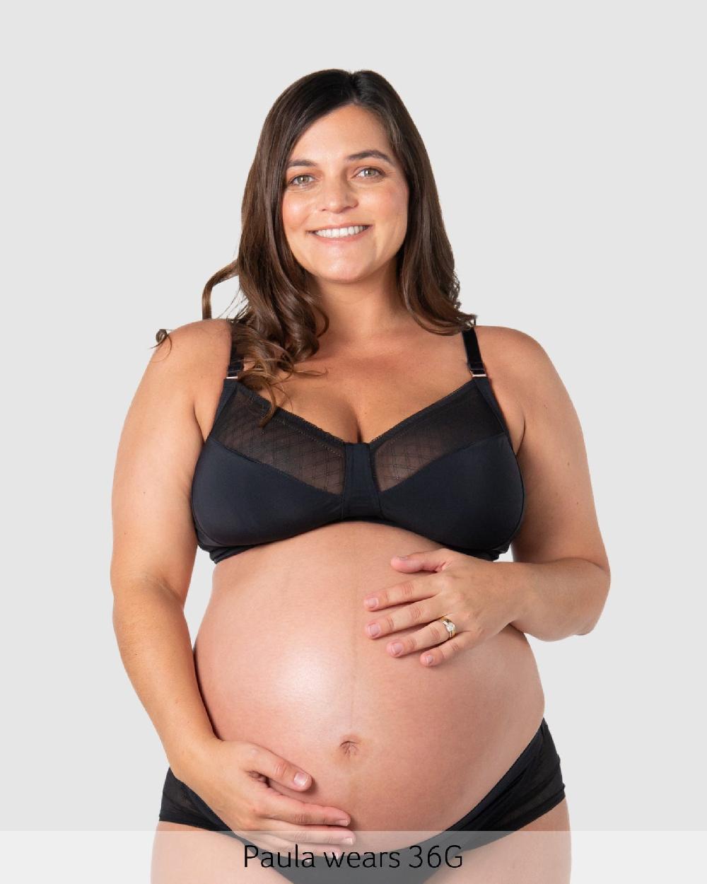 Hotmilk Lunar Eclipse Full Cup Nursing Bra - Black Black