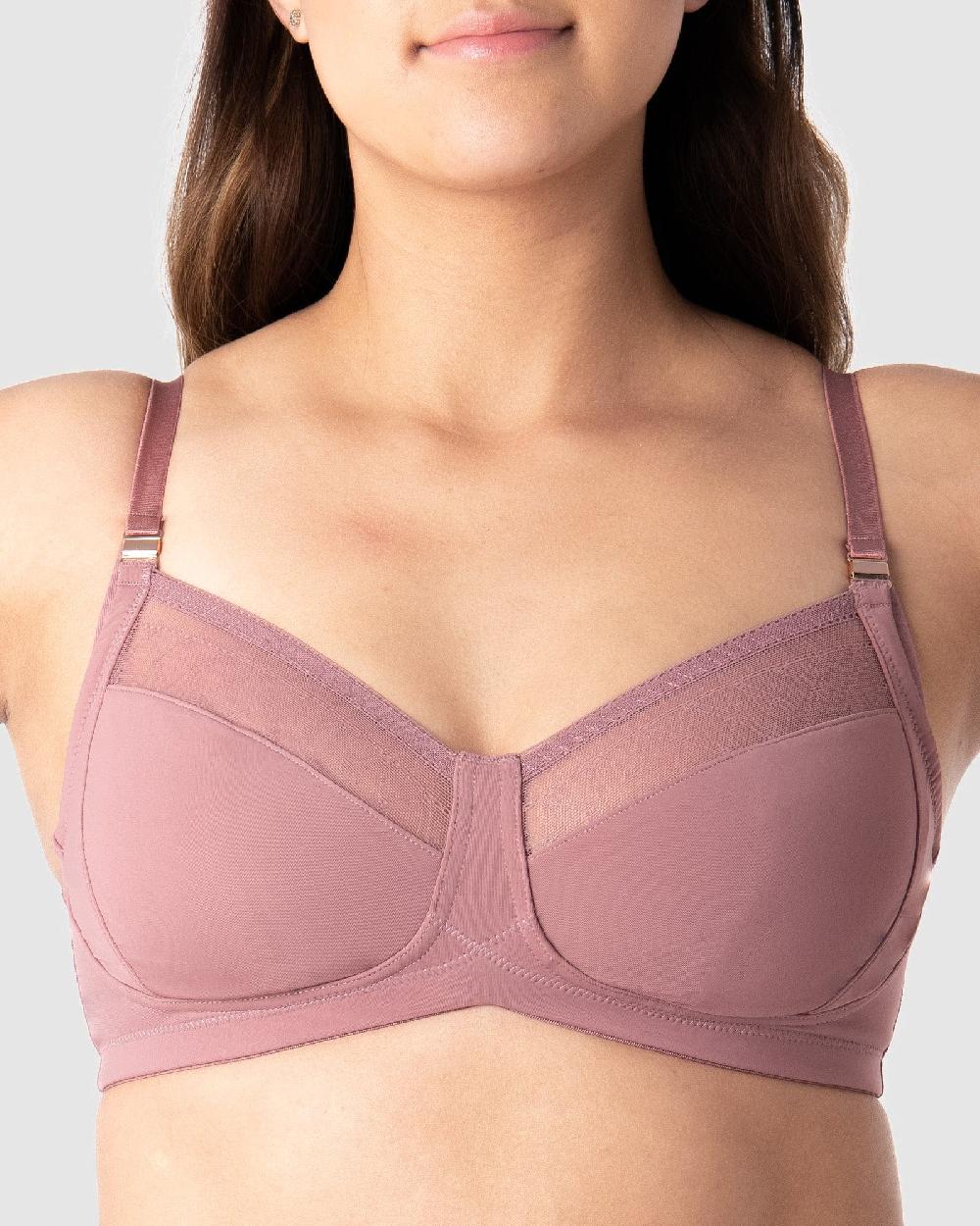 Hotmilk Lunar Eclipse Nursing Bra - Antique Rose Antique Rose