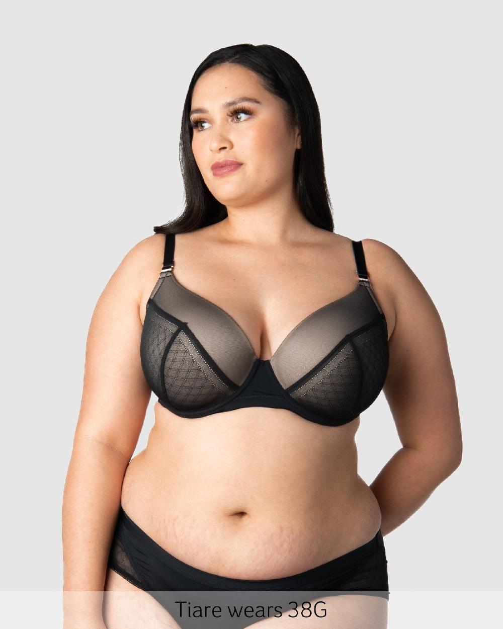 hotmilk Lunar Eclipse T-Shirt Nursing Bra - Black Black