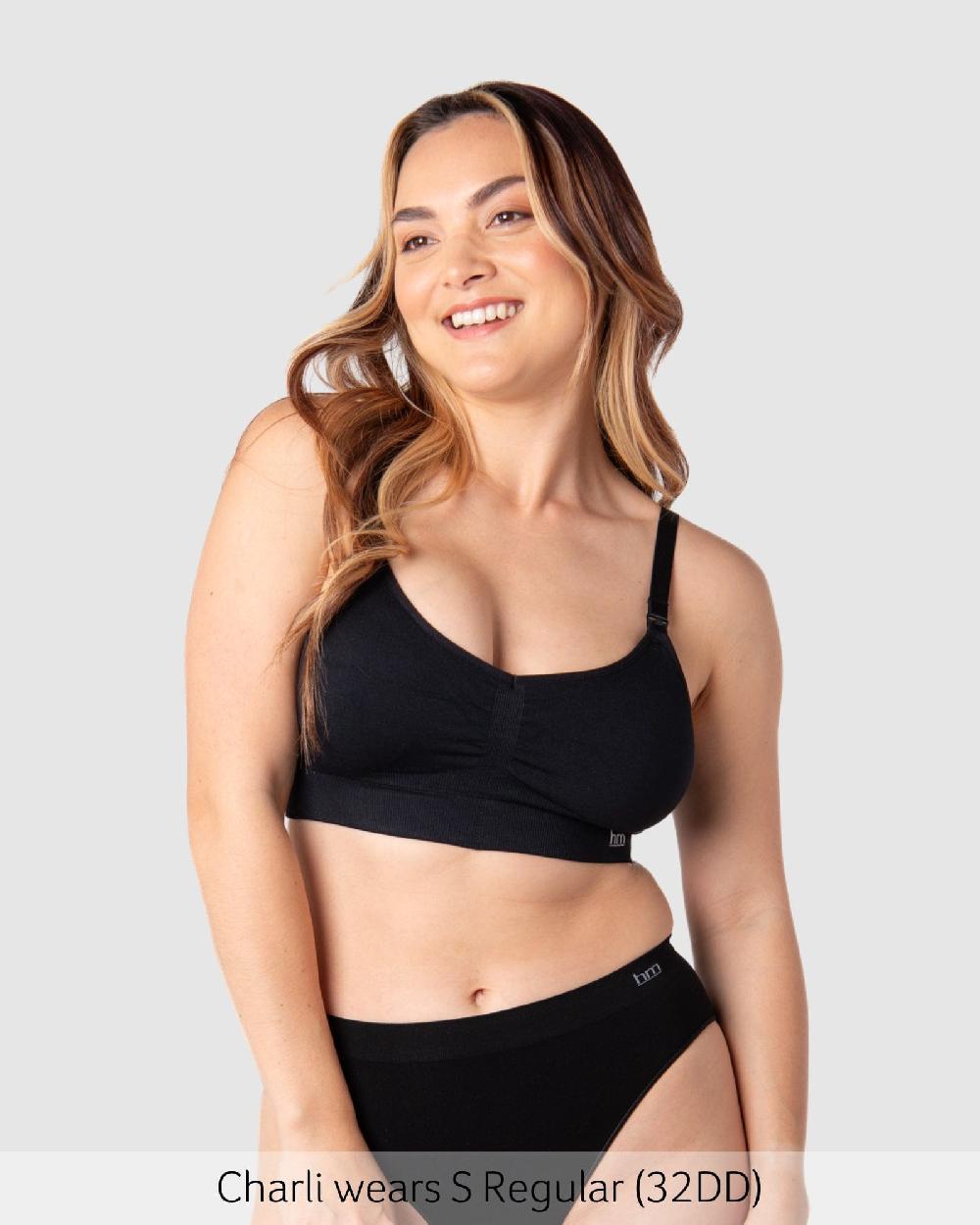 hotmilk My Necessity 2.0 FlexFit Nursing Bra - Black Black