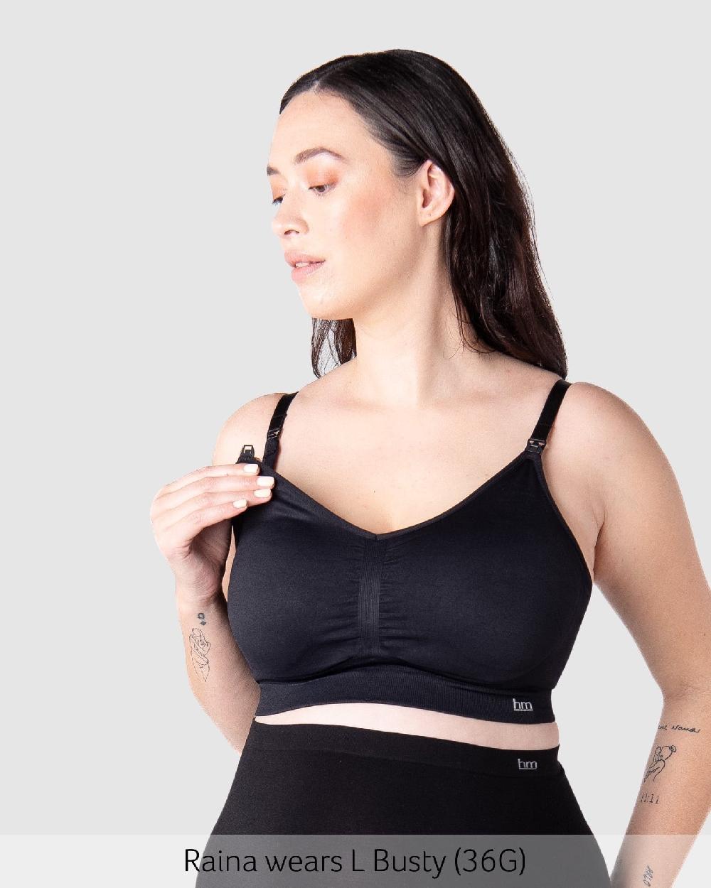 Hotmilk My Necessity 2.0 FlexFit Nursing Bra - Black Busty Black