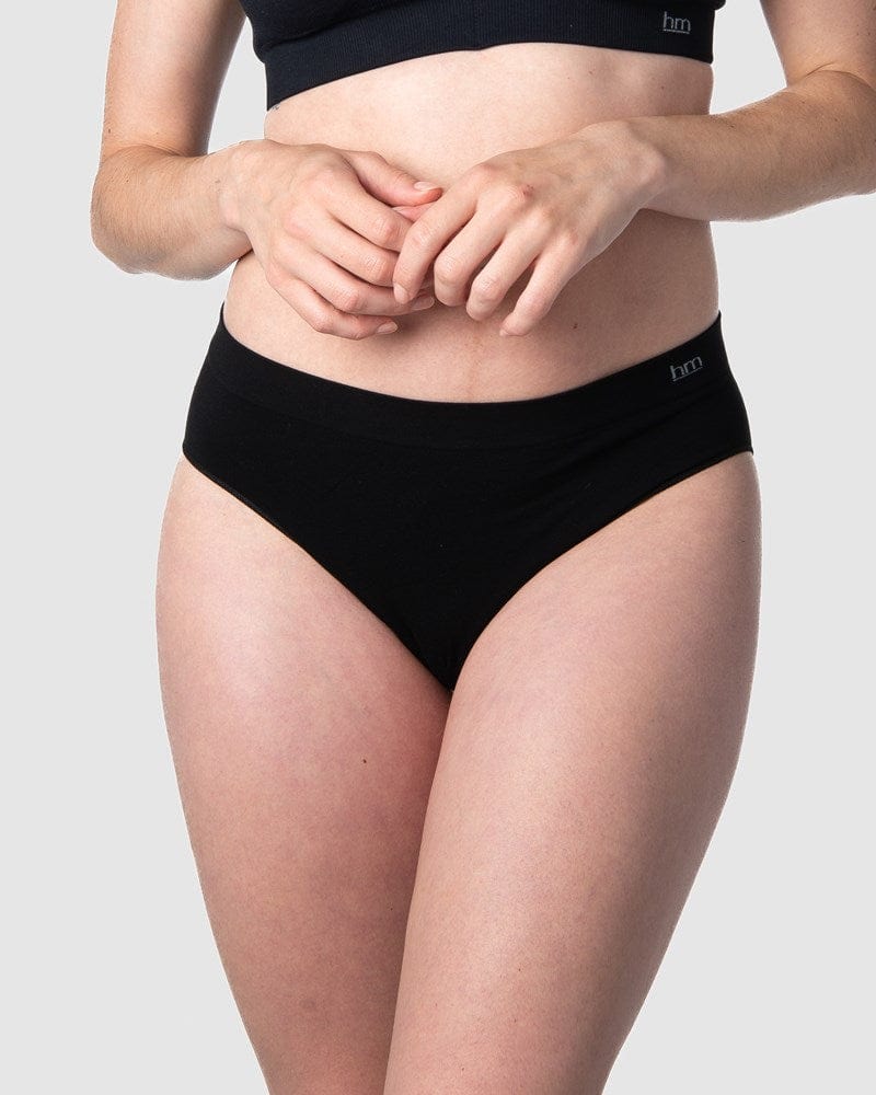 Hotmilk My Necessity Seamless Bikini Brief - Black & Ivory 2PK 2 Pk Briefs