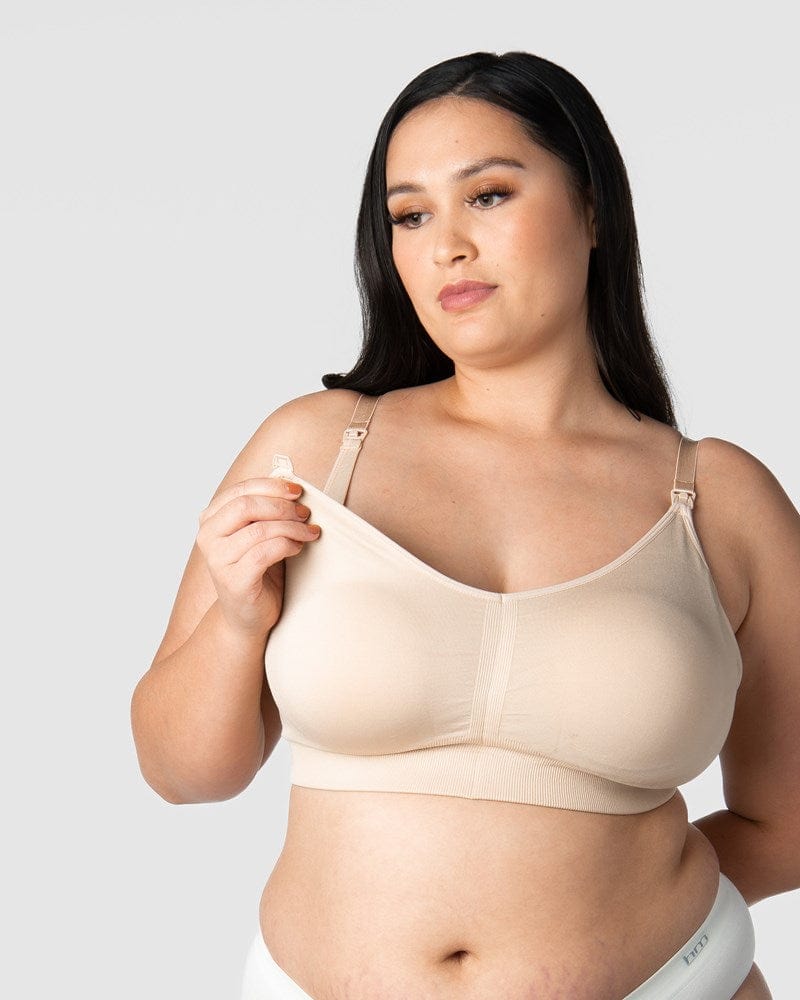 Hotmilk My Necessity Wirefree Nursing Bra - Frappe Busty