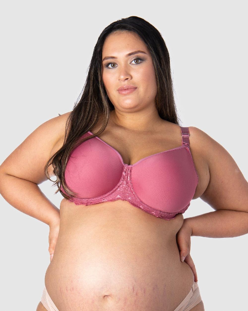 hotmilk Obsession Rose Contour Nursing Bra - Flexi Underwire Rose
