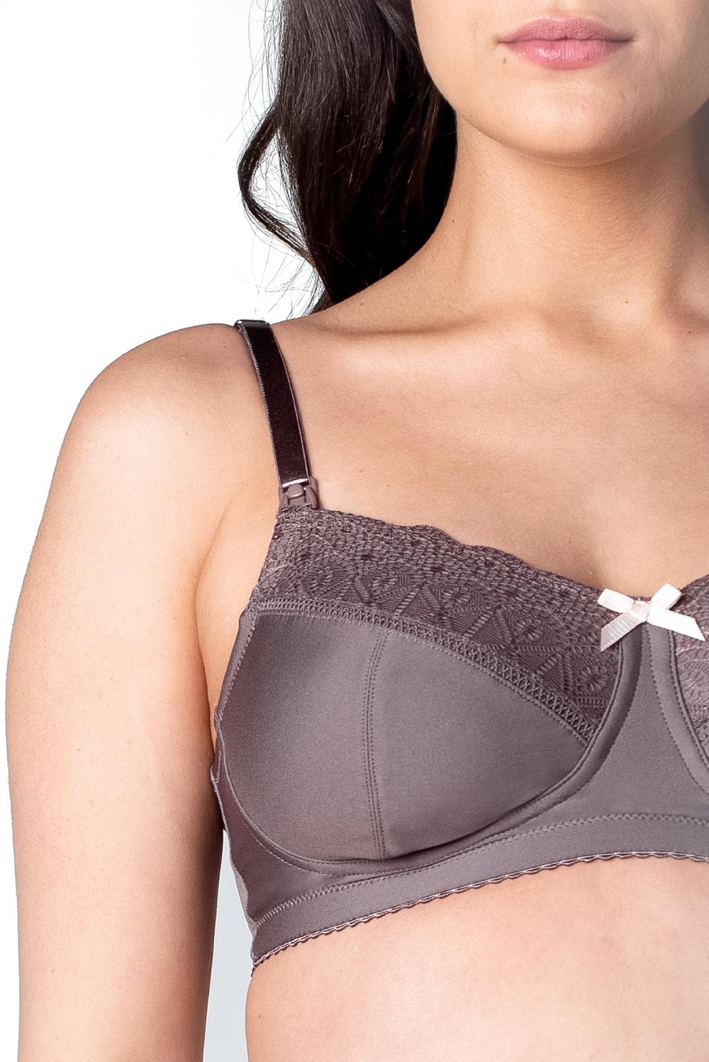 Hotmilk Show Off Peppercorn Nursing Bra - Wirefree Peppercorn