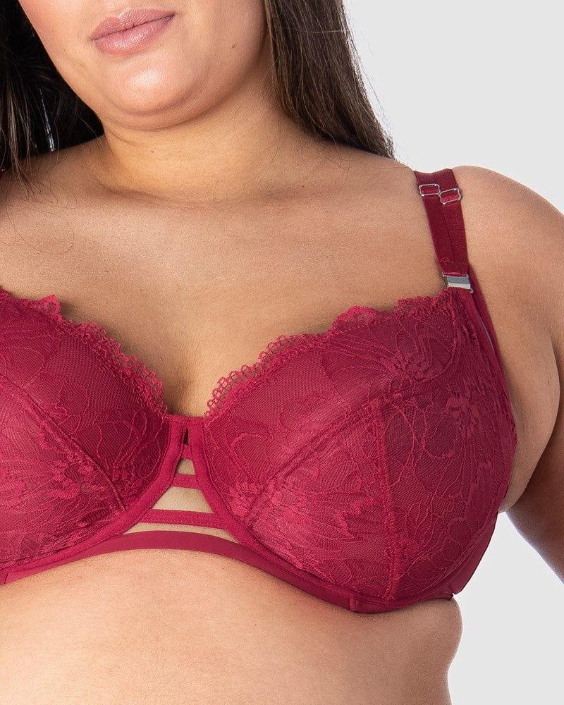 Hotmilk True Luxe Plunge Nursing Bra - Persian Rose Persian Rose