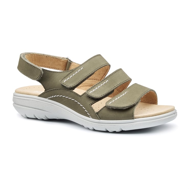 Hotter Abigail Sandals Khaki