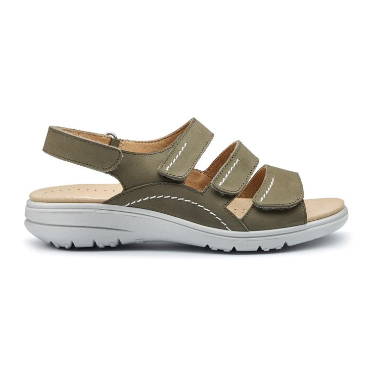 hotter Abigail Sandals Khaki