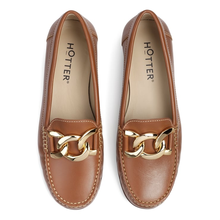 Hotter Adriana Shoes Tan