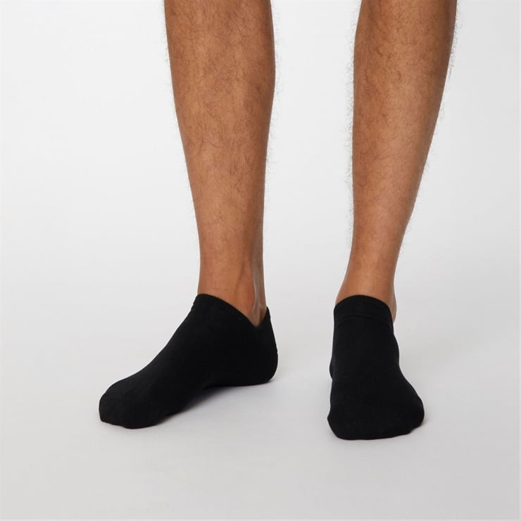 Hotter Ashley Trainer Socks Black