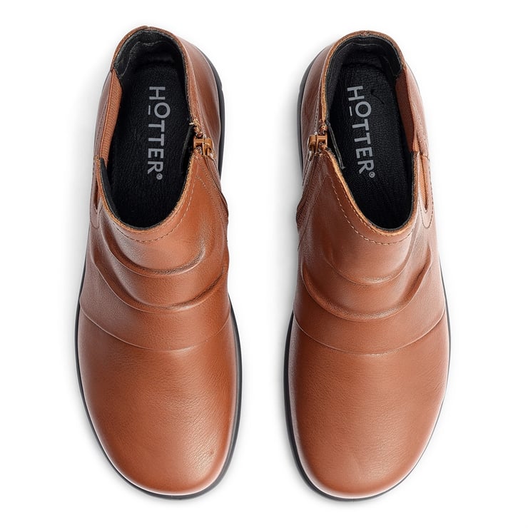 Hotter Astley Boots Rich Tan