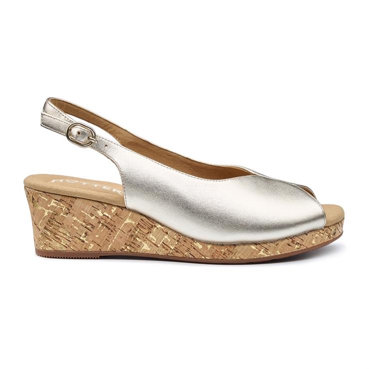 hotter Atlantic Sandals Soft Gold