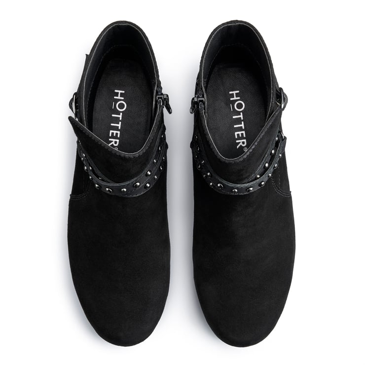 Hotter Avocet Boots Black