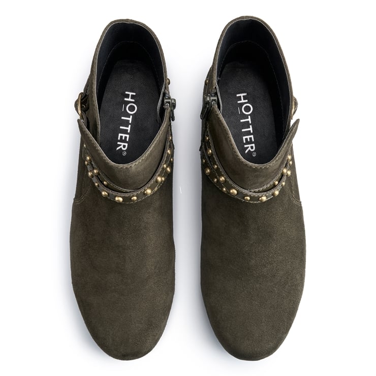 Hotter Avocet Boots Khaki