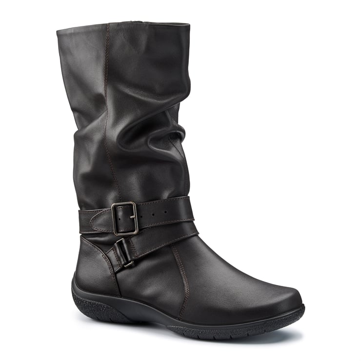 Hotter Ballinderry Boots Chocolate
