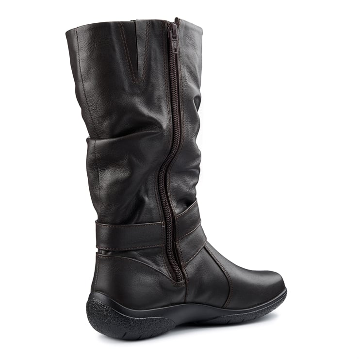 Hotter Ballinderry Boots Chocolate